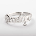Name Ring - Single, Double, or Triple Name