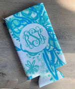 Pattern Monogram Slim Can Cooler