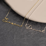 Dainty Script Name Necklace - Daily Monogram
