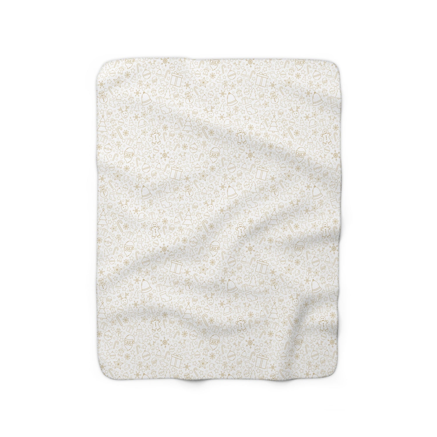 Christmas Pattern Sherpa Fleece Blanket