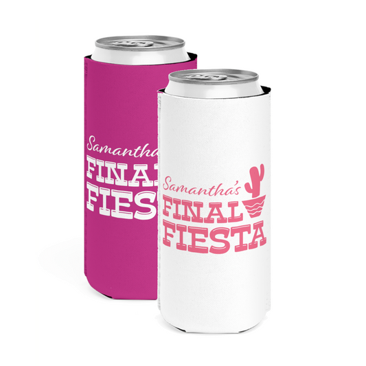 Final Fiesta Bachelorette Can Coolers
