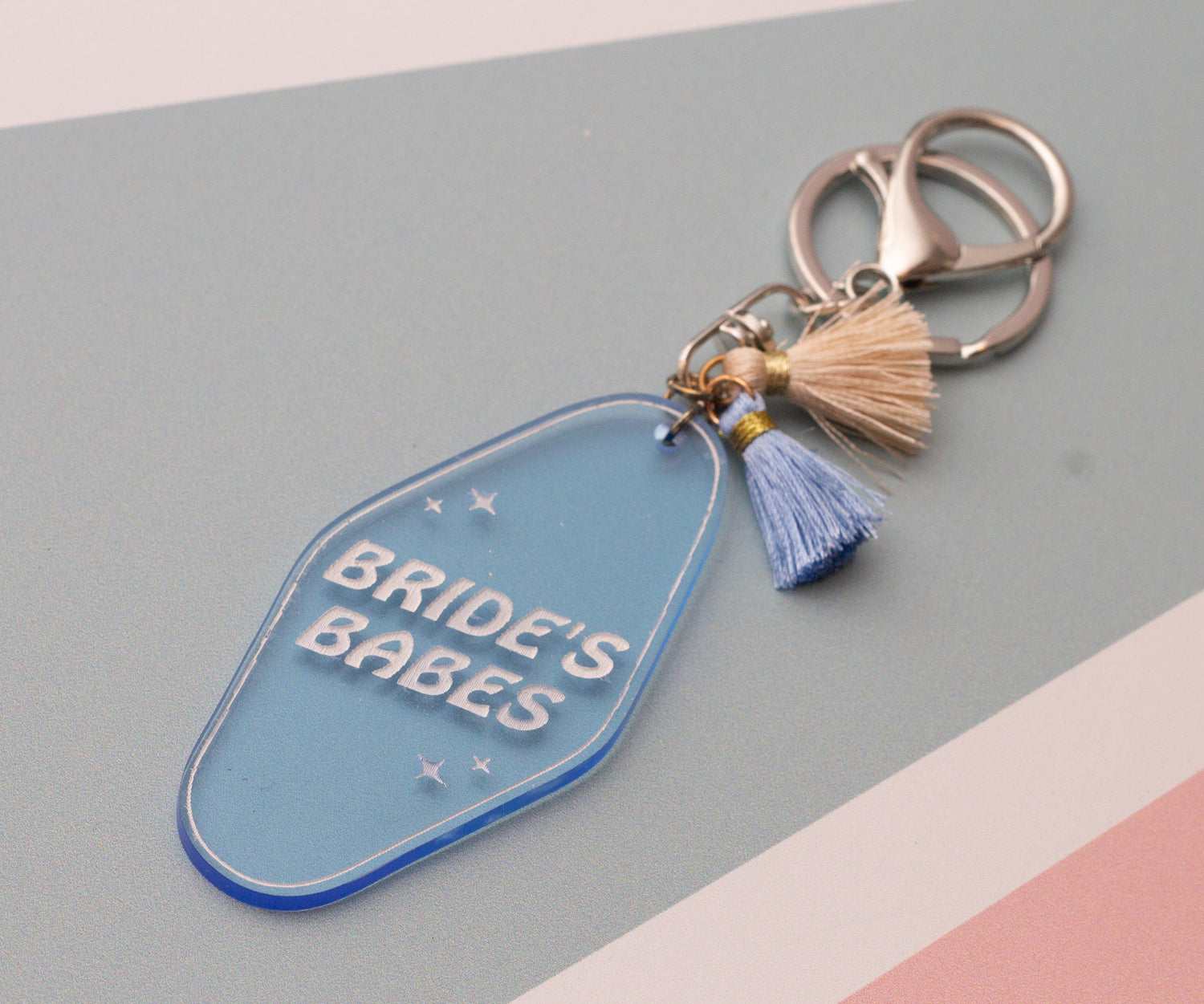 Bride's Babes - Vintage Style Acrylic Keychain