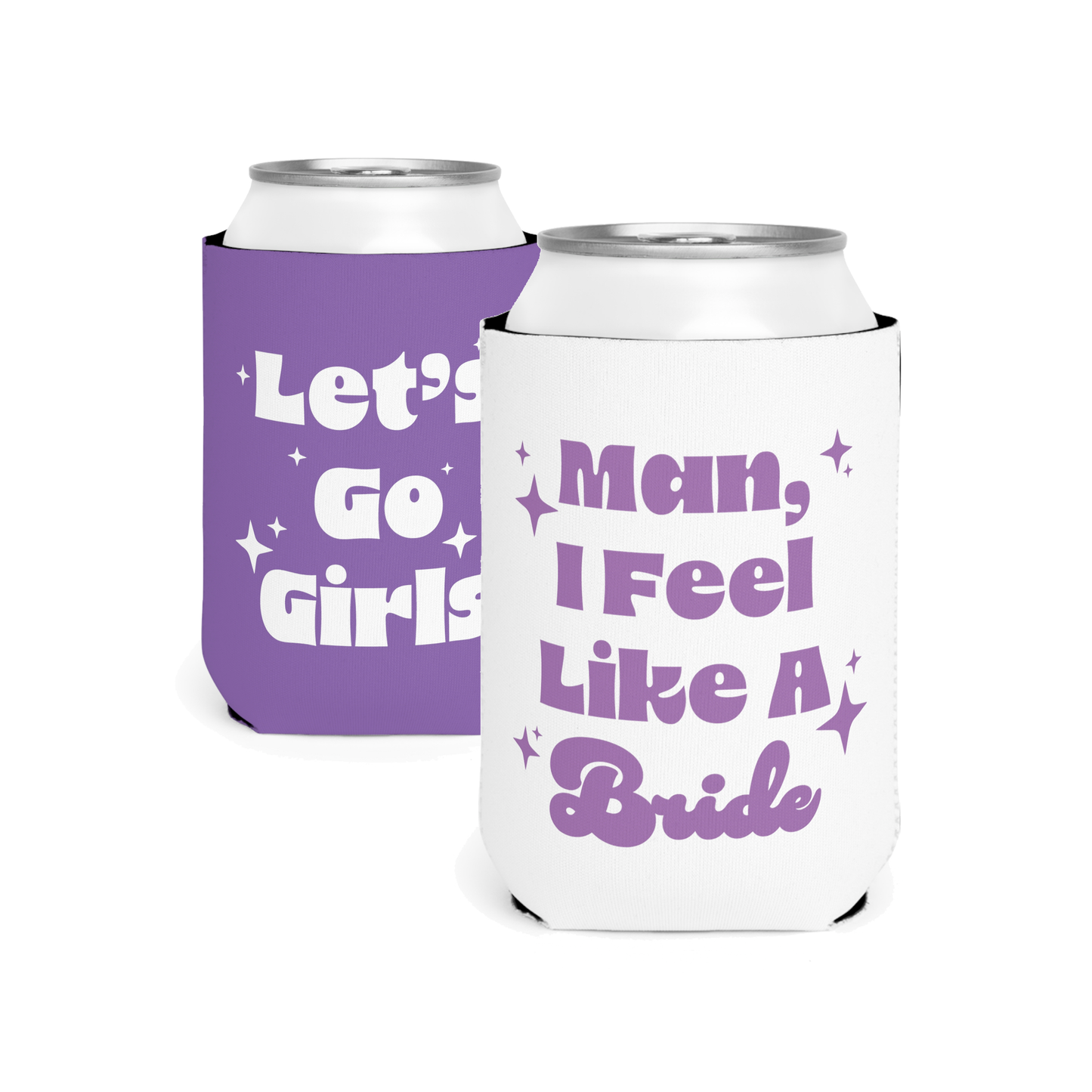 Let's Go Girls Bachelorette Can Coolers