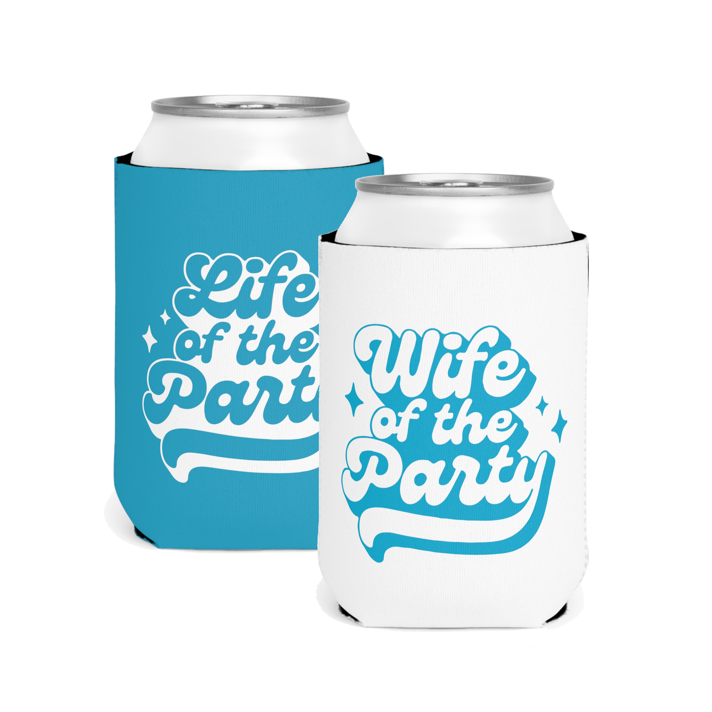 Wife of the Party Bachelorette Can Coolers
