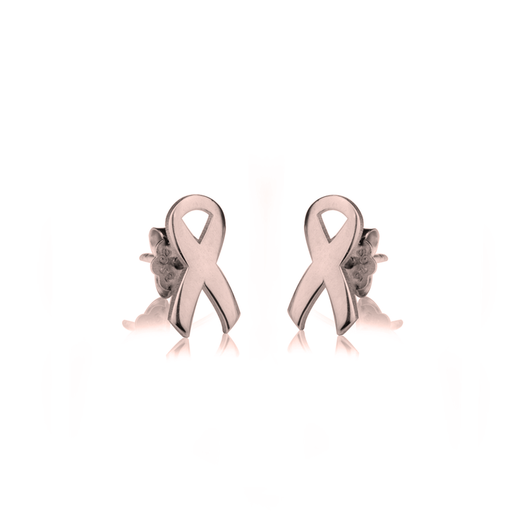 Pink Ribbon Earrings for Breast Cancer Awareness