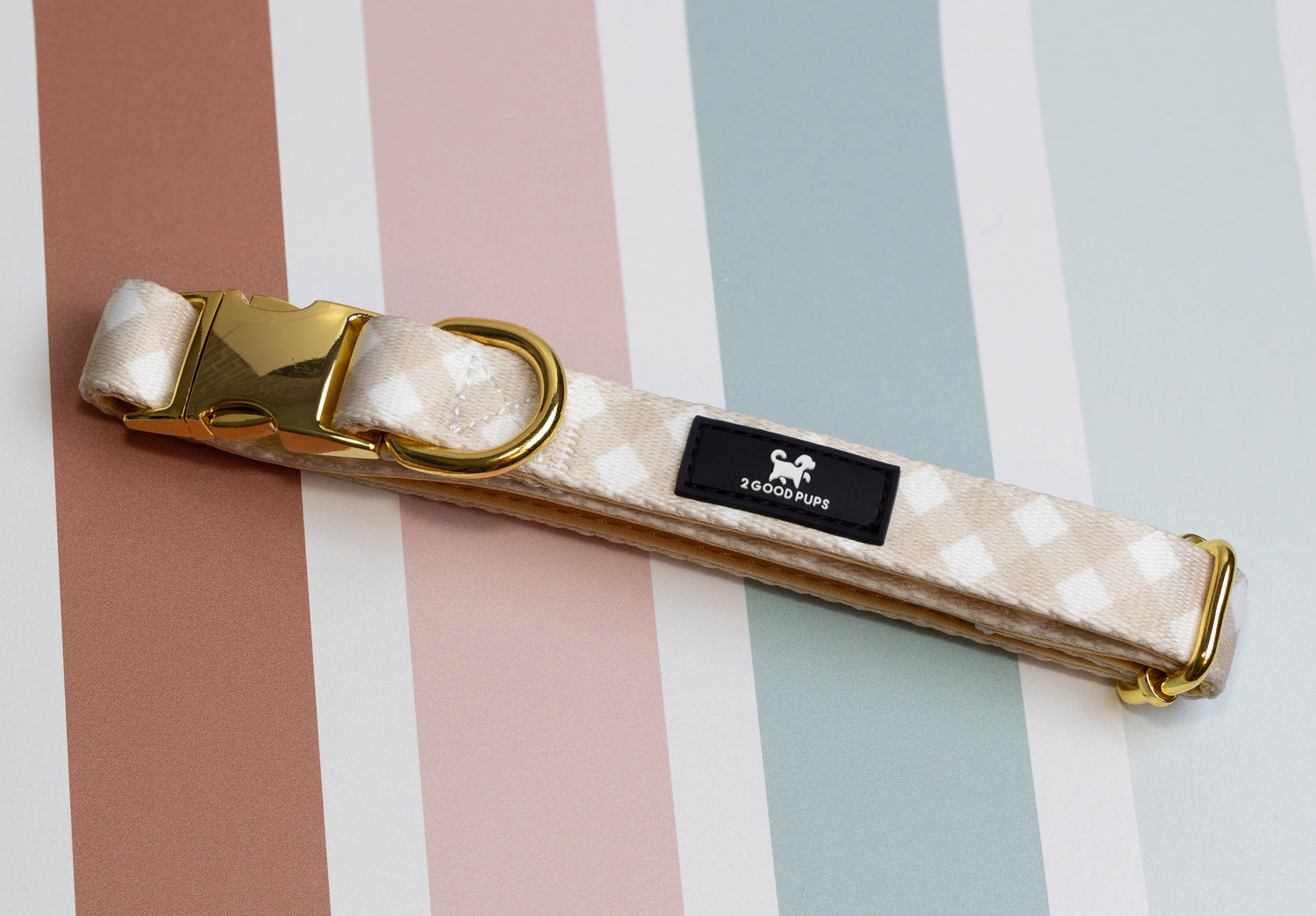 Pawsitively Preppy Gingham Dog Collar