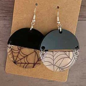 daily monogram - halloween earrings