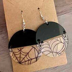 daily monogram - halloween earrings