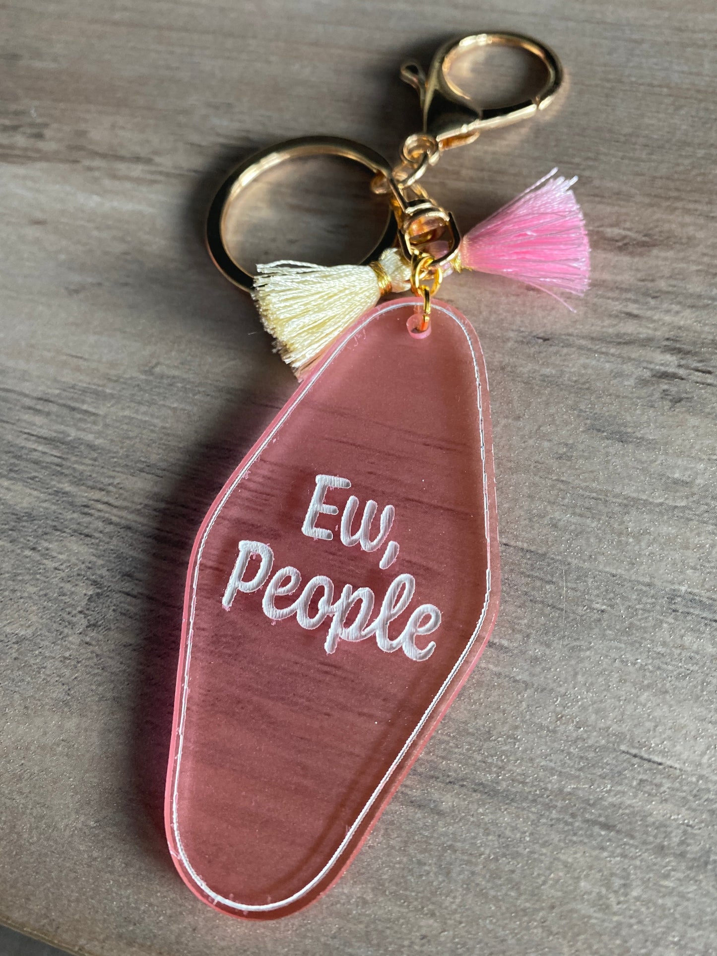 Ew, People - Vintage Style Acrylic Keychain