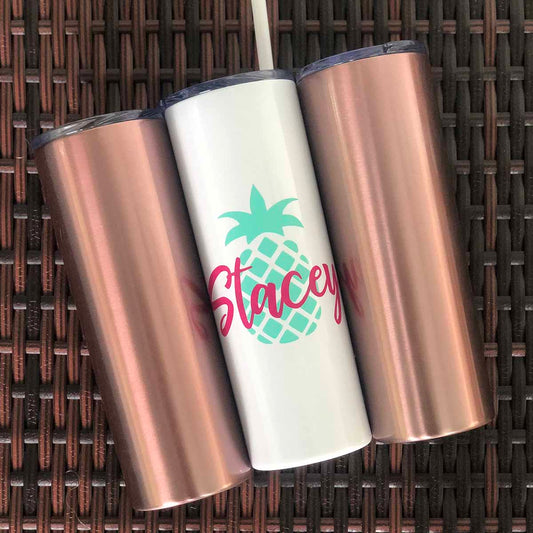 Personalized Stainless Skinny Tumbler