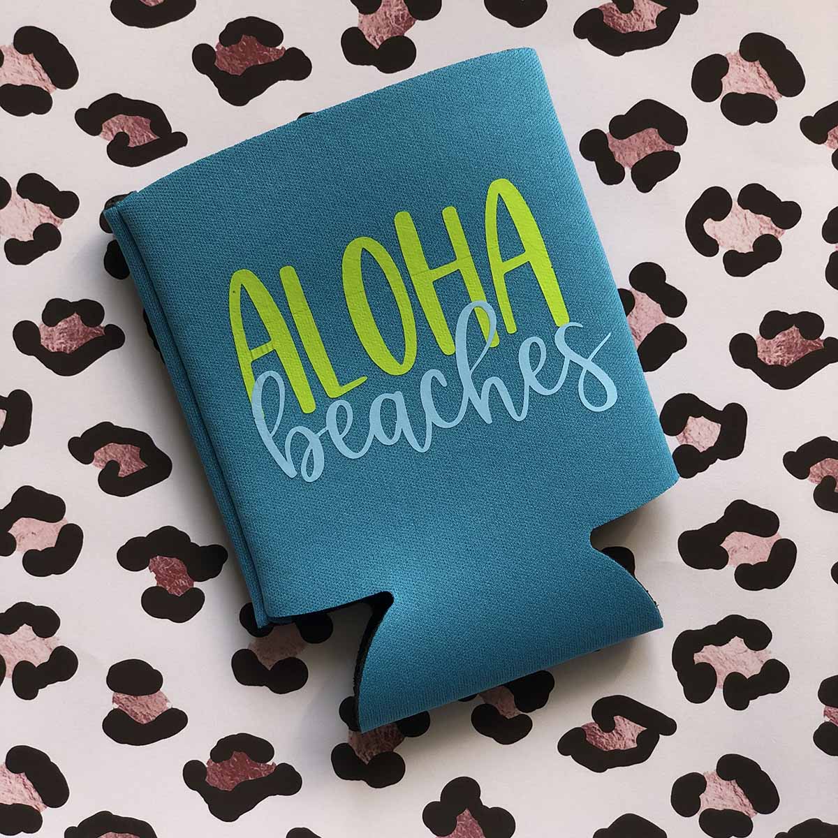 Aloha Beaches, Aloha Bride Can Coolers