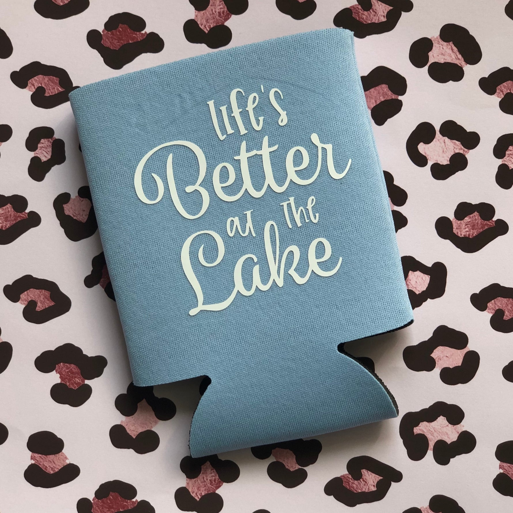 Life's Better At the Lake Can Coolers - Daily Monogram