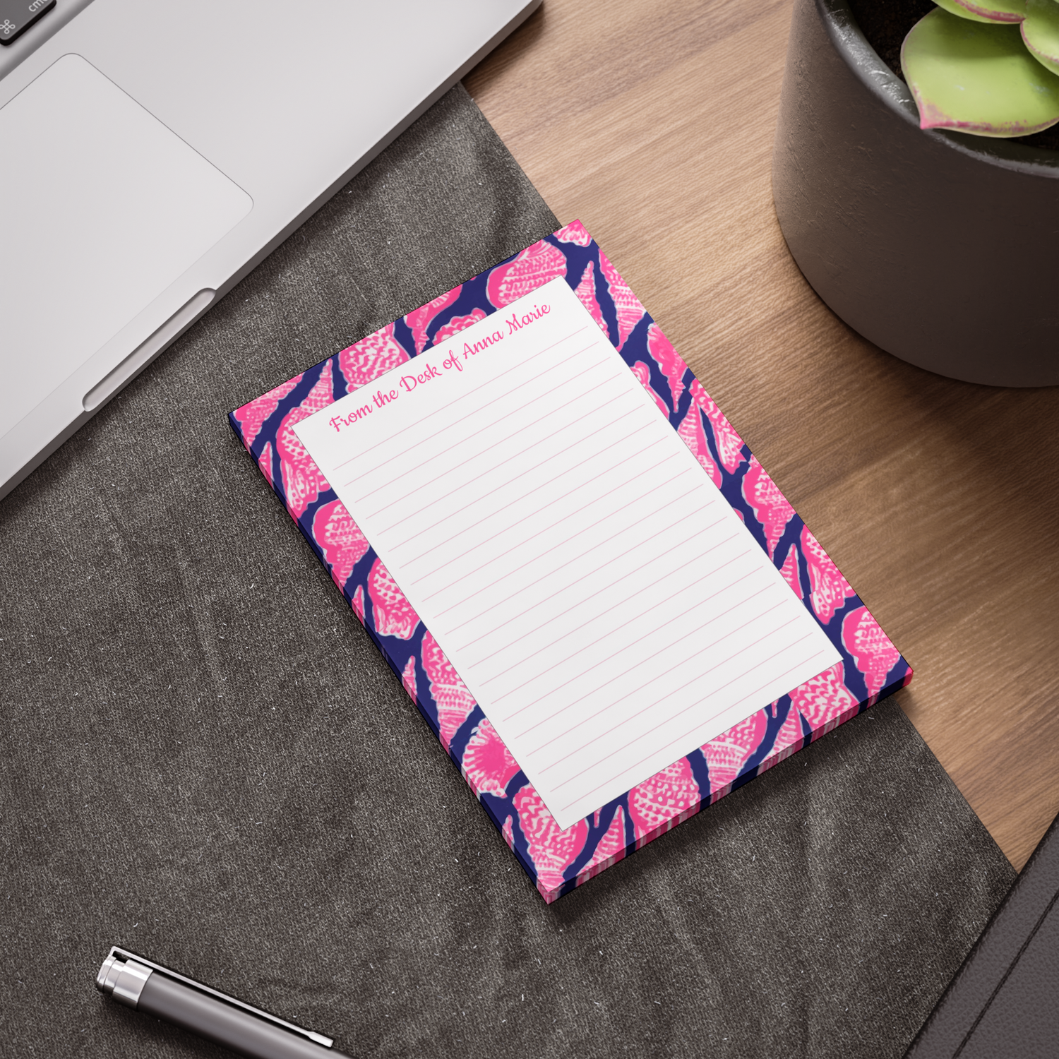 Patterned Customized 'From the Desk of' Post-It® Pads
