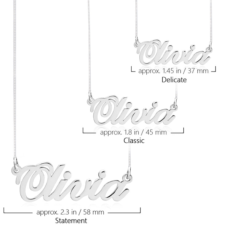Classic Name Necklace - Daily Monogram