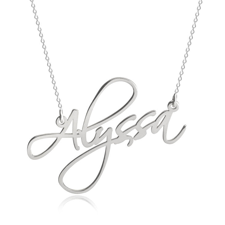 Script Name Necklace - Daily Monogram