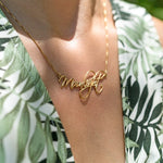 Script Name Necklace - Daily Monogram